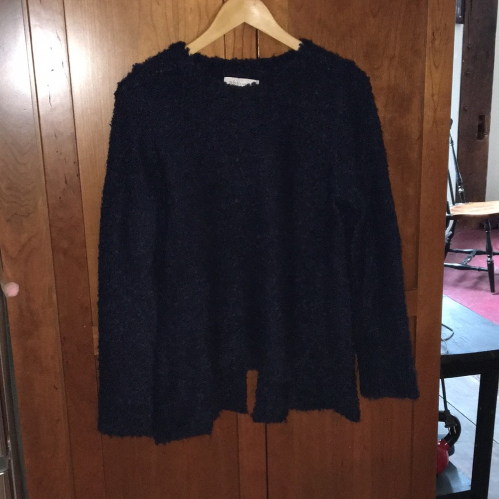 Philosophy dark blue super soft pullover sweater L